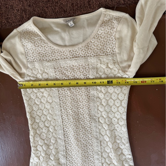 Lucky Brand white laced blouse. Womens Small - Picture 6 of 7